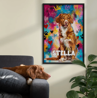 Personalisiertes Poster - Graffiti
