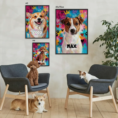 Personalisiertes Poster - Graffiti