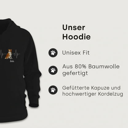 Personalized Hoodie - Heartbeat