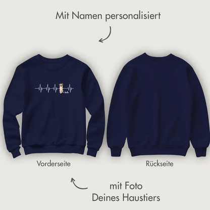 Personalized Sweatshirt - Heartbeat