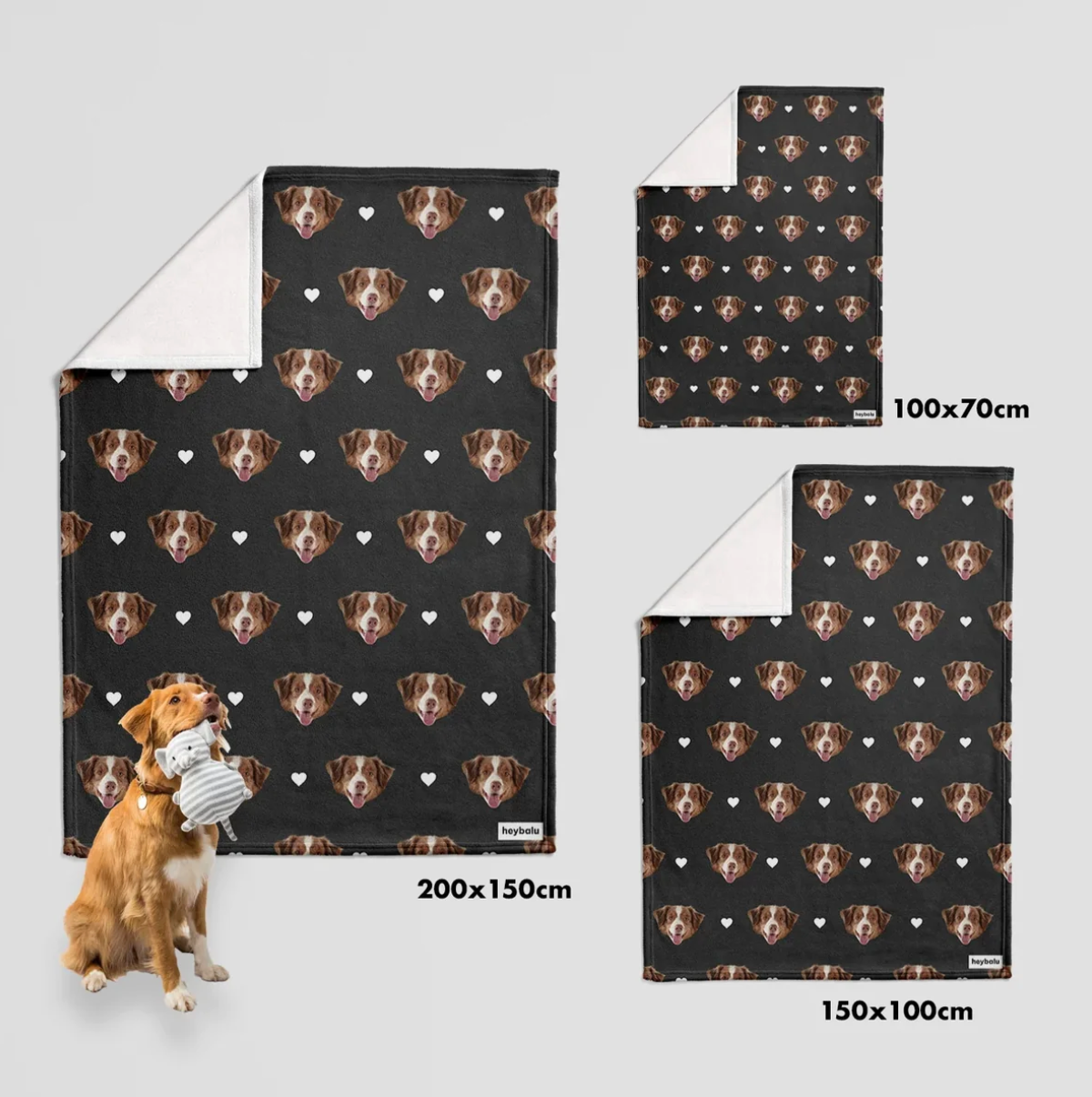 Personalized Pet Blanket - Pet Heads
